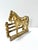 Vintage Brass Horse Letter Holder Mail Rack Equestrian Desk Decor Perseverantia Omnia Vincit For Sale - Image 4 of 9