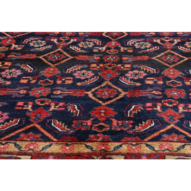 Early 20th Century Antique Persian Lilihan Rug, 05'01 X 06'03 For Sale - Image 5 of 10