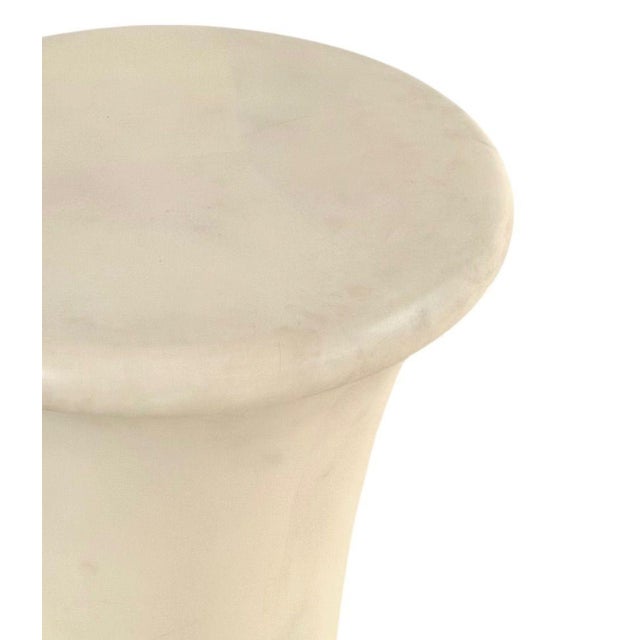 Karl Springer Goatskin Tulip Side/End Table, 1980 For Sale - Image 4 of 4