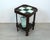 Art Deco side table/plant stand in dark walnut with black and mint tiles from the 1910s-1920s, in original condition. The...