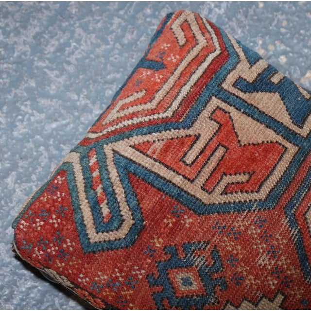 Antique Kilim Tribal Ottoman For Sale - Image 9 of 12
