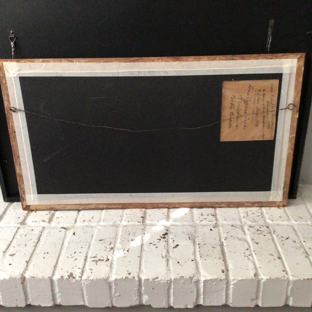 Wood Vintage 1920s Hand Colored Photograph of the Lone Cypress in Monterey, California For Sale - Image 7 of 12