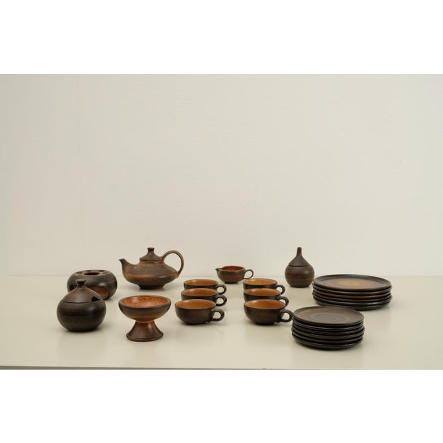 Vintage Danish Coffee Service in Ceramic, 1960s, Set of 24 For Sale - Image 18 of 18