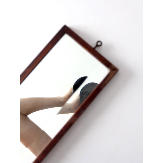 Antique Primitive Double Reflection Mirror For Sale - Image 6 of 12
