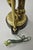 Vintage Maitland Smith Bronze Figure Golfer Sculpture Table Lamp W Leather Shade For Sale - Image 18 of 18