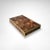Coffee Table in Burl Wood and Brass Metal with Bar from Maison Lancel, France, 1980s For Sale - Image 9 of 10