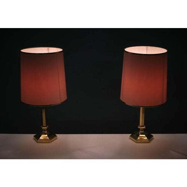 1970s Hollywood Regency Table Lamps from Herda, the Netherlands, 1978, Set of 2 For Sale - Image 5 of 8