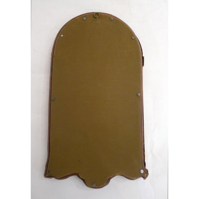 Religious Wall Icon of the Virgin Mary on Starry Background in Copper-Gold Metal, 1950s For Sale - Image 12 of 14