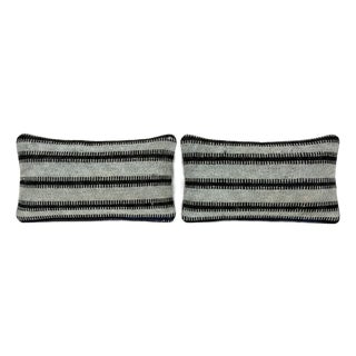 Bohemian Kilim Lumbar Pillow Cover 11'' X 20'' - Set of Two For Sale