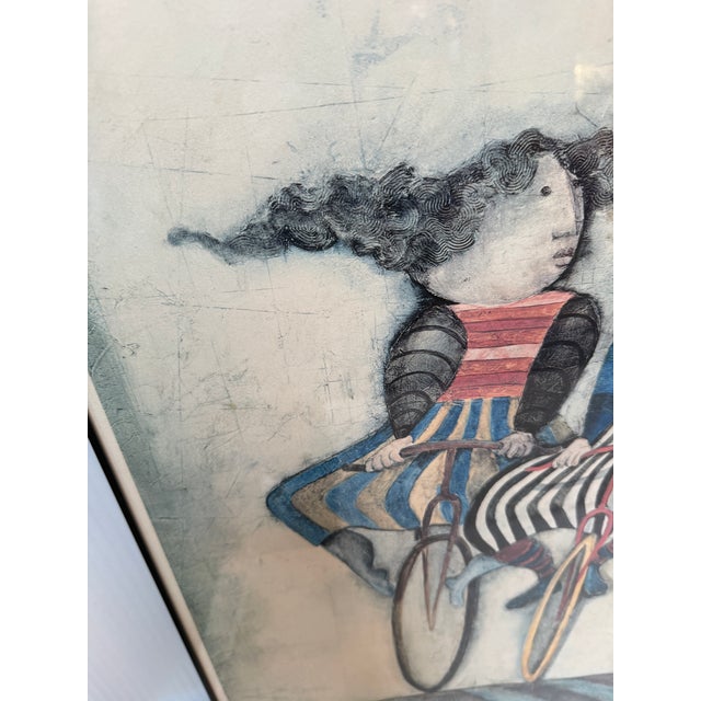 Early 21st Century Graciela Rodo Boulanger "Holiday on Wheels" Print, Framed For Sale - Image 5 of 12