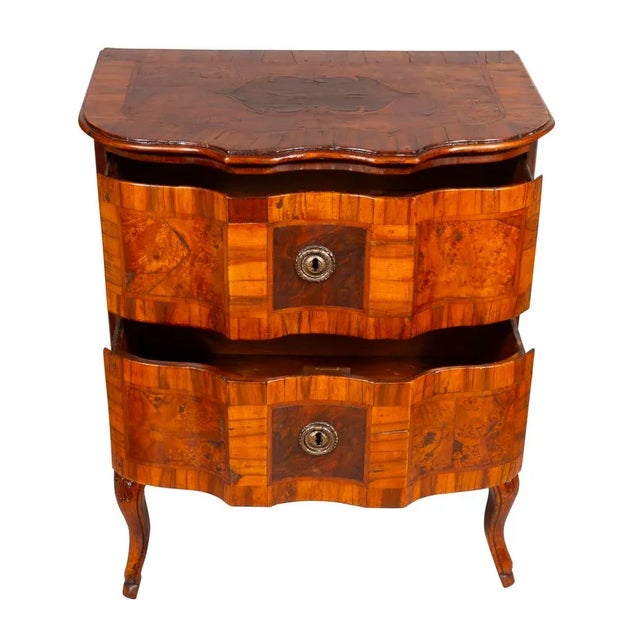 Brown North Italian Walnut Commodini For Sale - Image 8 of 13