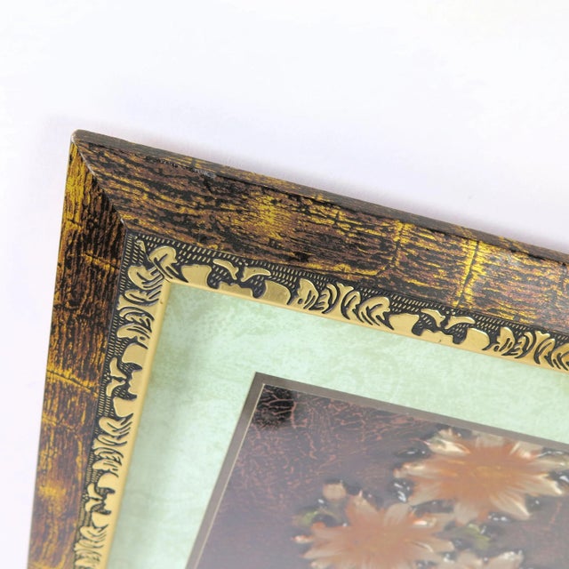 This pressed copper "Flowers In Terracotta Planter" is a unique combination of vintage art. First, the designs are pressed...