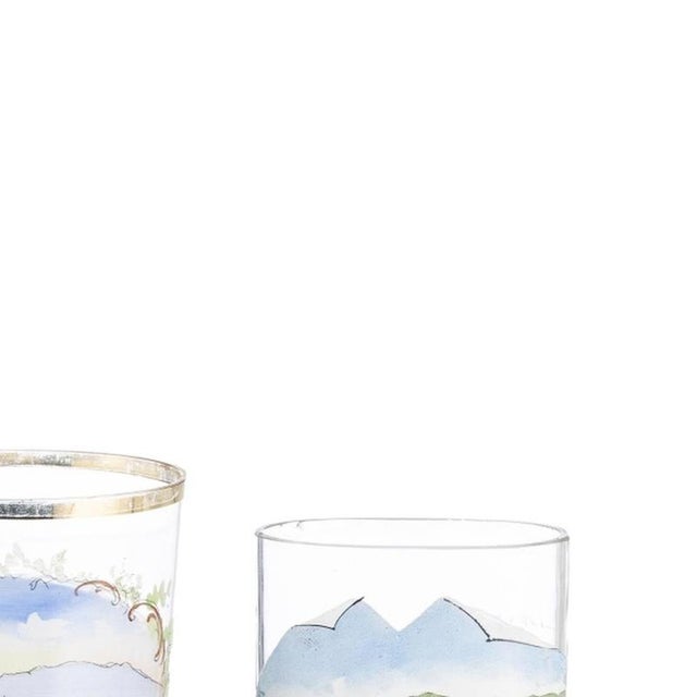 Portuguese Glass Vases, Early 20th Century, Set of 3 For Sale - Image 4 of 6