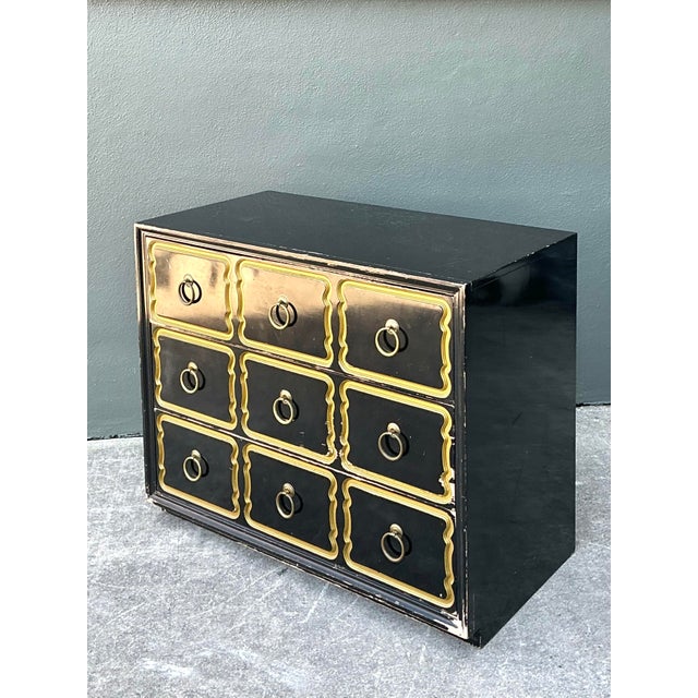 Black Vintage Dorothy Draper “Espana” Chest of Drawers For Sale - Image 8 of 12