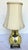 Metal Vintage Italian Porcelain Table Lamp With Brass Pomegranate Handles For Sale - Image 7 of 15