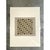 Cream Vintage Geometric Tile Pattern Serigraph For Sale - Image 8 of 12