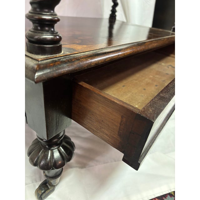 Ebony English Regency Rosewood Etagere, Circa 1820-30 For Sale - Image 8 of 13