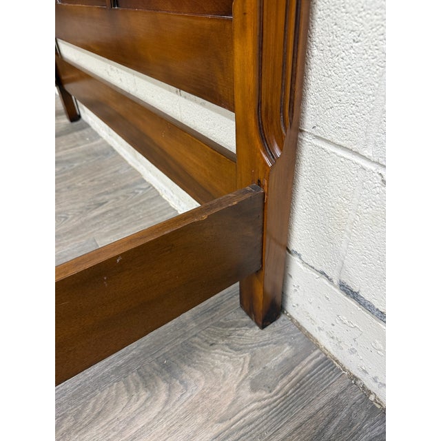 Vintage Full Size White Furniture Company French Provincial Bed For Sale - Image 9 of 18