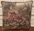 A lovely pair of vintage French tapestry pillows to accent your romantic boudoir. Pillows backed in a pale rose color...