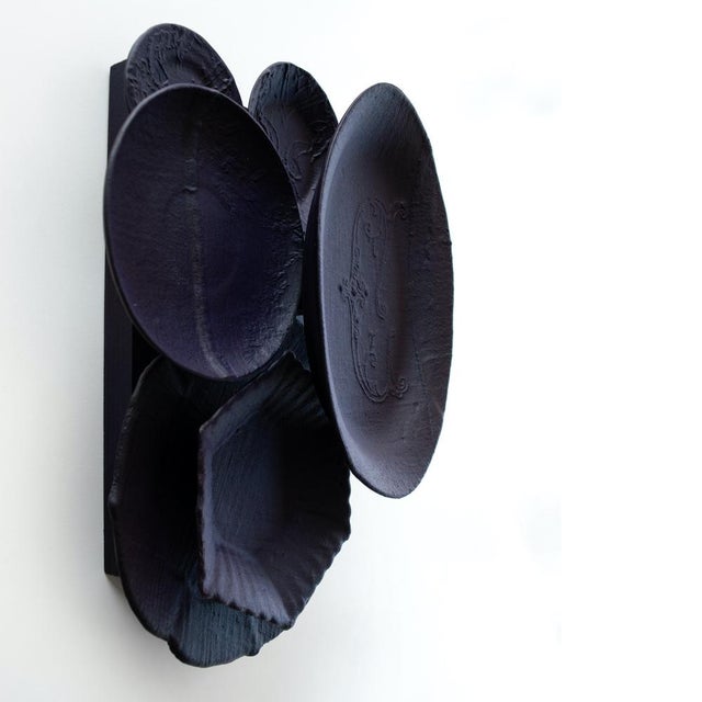 Early 21st Century Wall Art Composition of Handmade Ceramic Plates by Studio Desimonewayland For Sale - Image 5 of 8