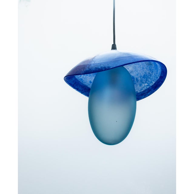 Iconic lamp designed by Mariana Iskra for Ribo the Art of Glass. Made of G9 glass. Ideal for an entryway or above a table...