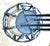 Metal Vintage Black Wrought-Iron Scrollwork Pedestal Plant Stand For Sale - Image 7 of 7