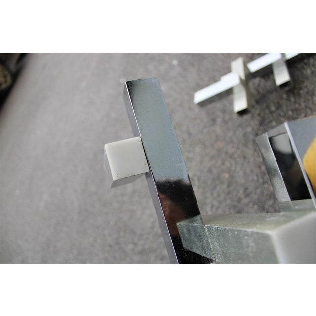 Mnimalist Sculpture Wall Lamps from Sciolari, 1970s, Set of 2 For Sale - Image 9 of 16