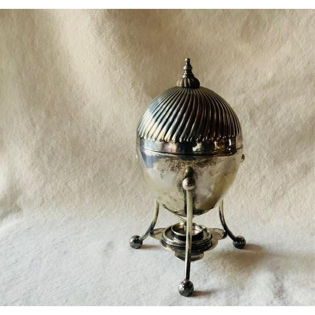Victorian English Silver Plated Egg Coddler by a.w. & Co For Sale - Image 13 of 14