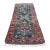 Mid-Century Hand Knotted Floral Turquoise Pink Wool Rug For Sale