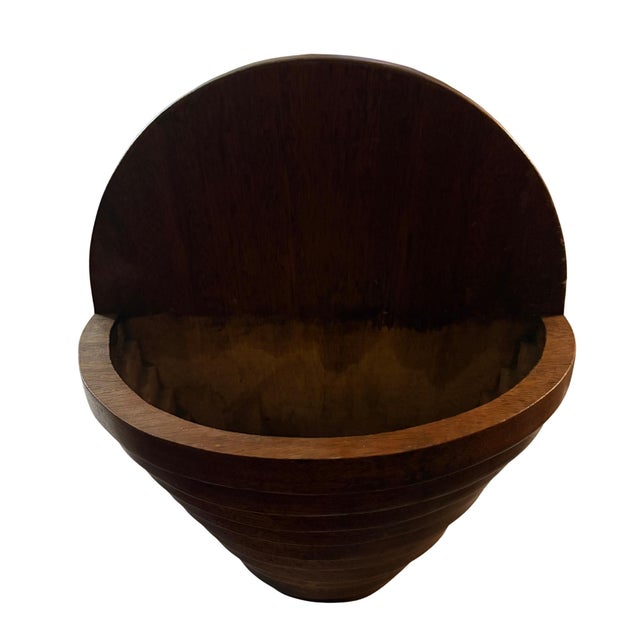 Sienna Art Deco Wooden Wall Pocket For Sale - Image 8 of 9
