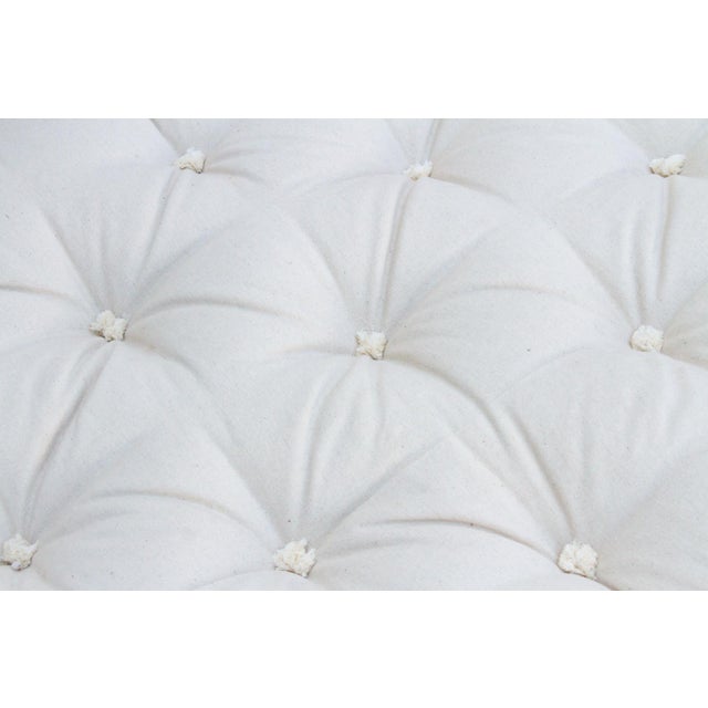 Set of 2 Carved White Moroccan Club Chairs For Sale - Image 10 of 11