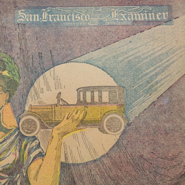 1910s Art Deco Exhibition Poster | Pacific Auto Show 1919 San Francisco Examiner For Sale - Image 5 of 9