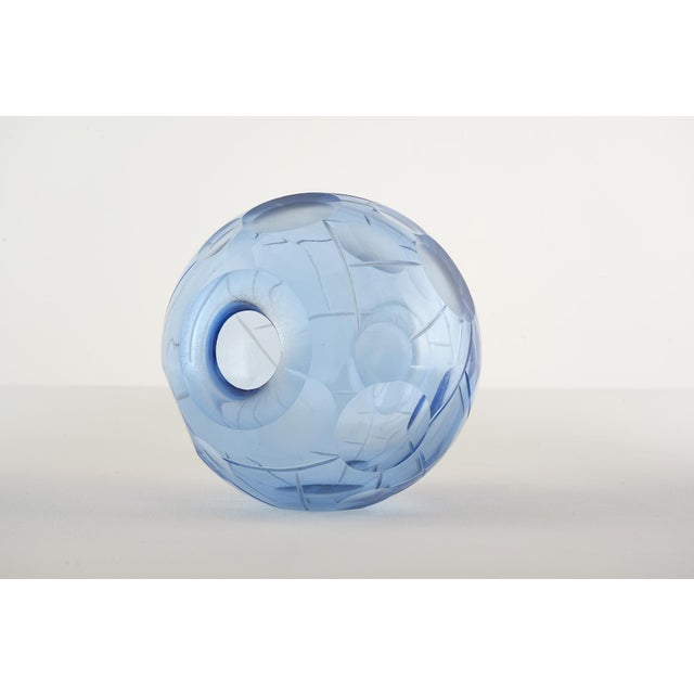 Art Deco Vase by Vicke Lindstrand for Orrefors, 1930 For Sale - Image 3 of 8