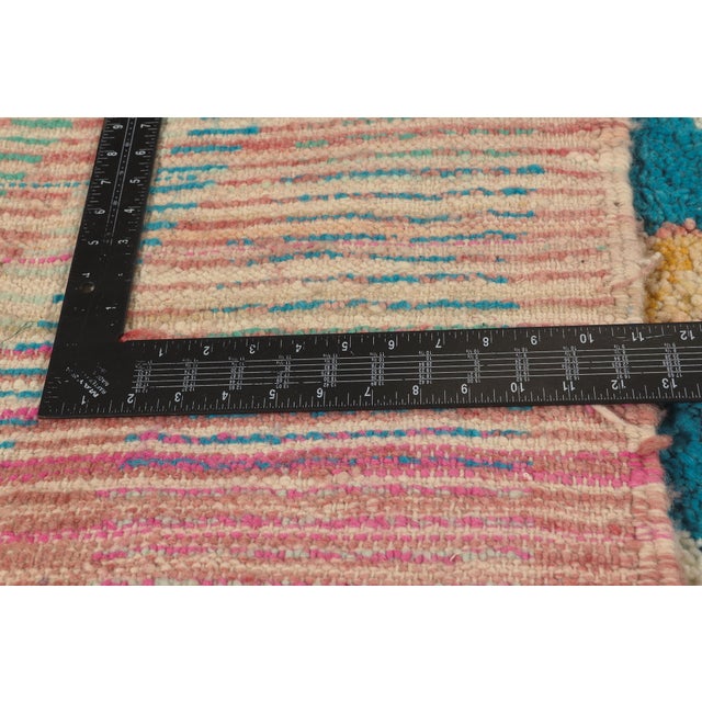 Textile Contemporary Boujad Moroccan Rug, 09'07 X 12'11 For Sale - Image 7 of 10