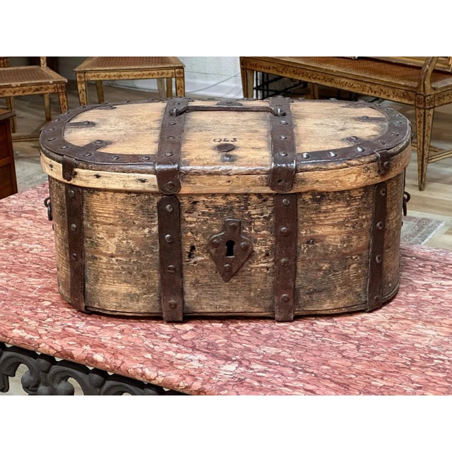 Rustic European Eighteenth Century Swedish Wedding Box For Sale - Image 3 of 6
