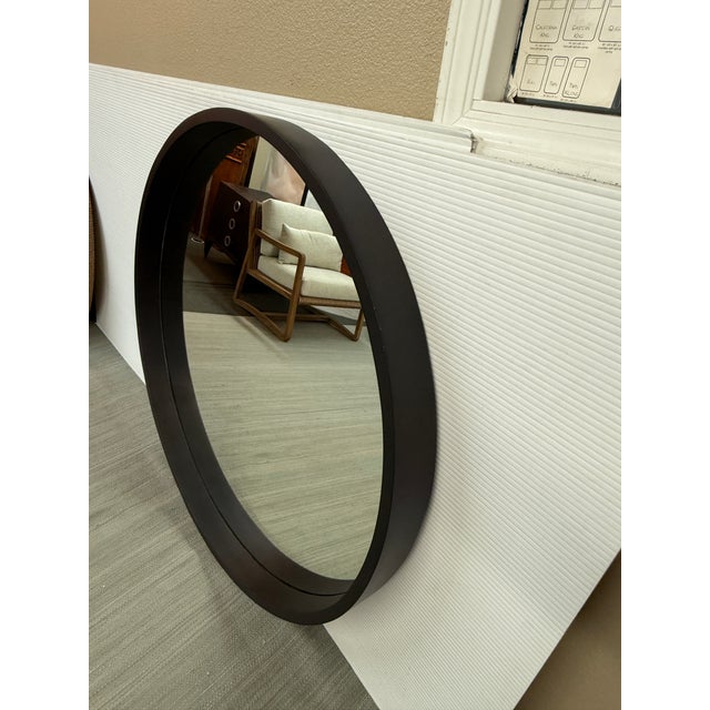 Brown Brownstone Kirby Mirror, Dark Bronze For Sale - Image 8 of 12