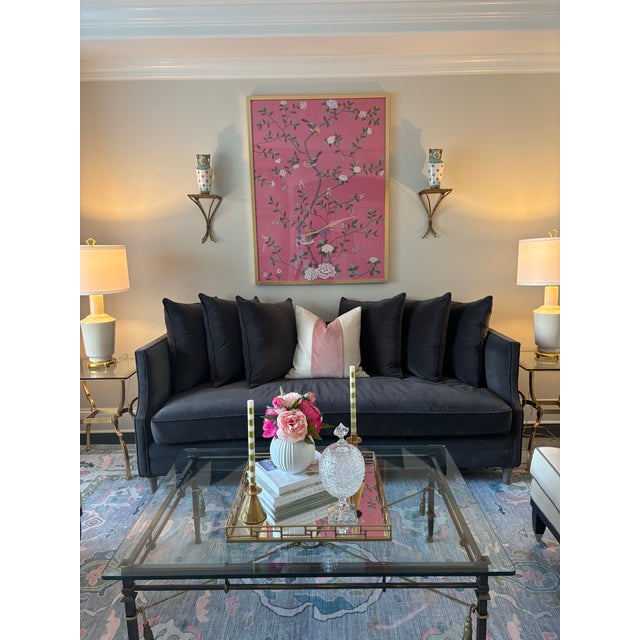 Metal Late 20th Century Wheatgrass Wall Sconces- a Pair For Sale - Image 7 of 11