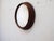 Victorian Antique Oval Walnut Mirror For Sale - Image 3 of 3