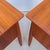 Restored 1950s Mount Airy Walnut & Brass Sculptural Mid Century Nightstands, Attributed, Pair For Sale - Image 11 of 12
