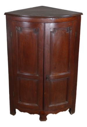Mahogany Corner Cabinet, Late 18th Century