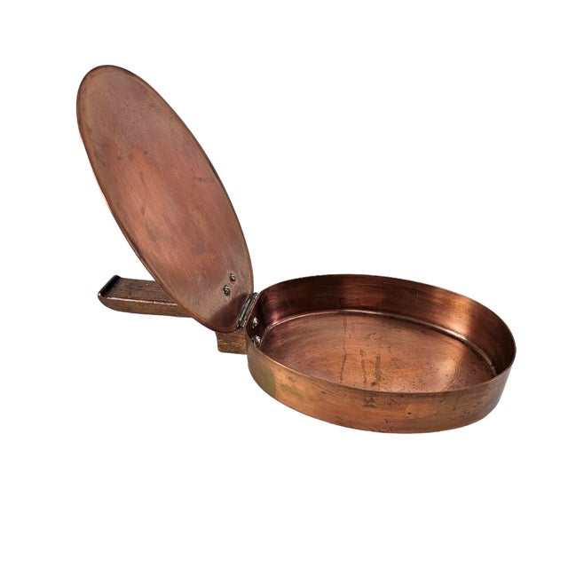 Revere Copper Silent Butler With Wood Handle, Mid-Century For Sale - Image 4 of 10