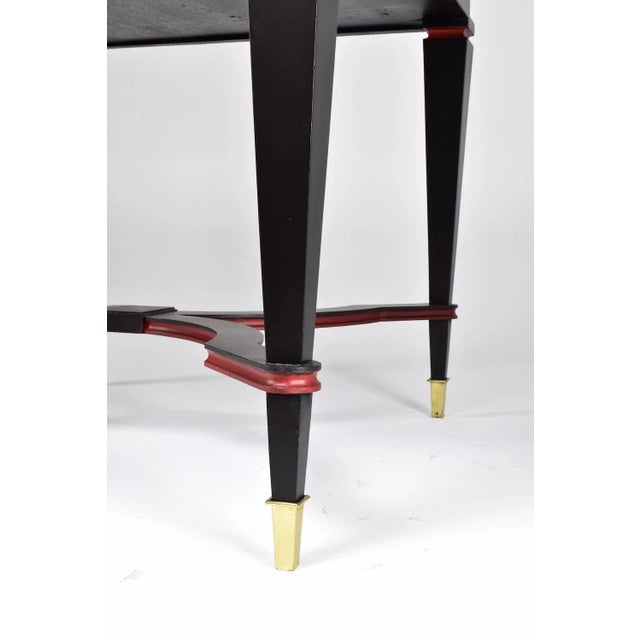 Italian Dining Armchairs (Set of 4) With Extendable Game Table, 1960s For Sale - Image 18 of 18