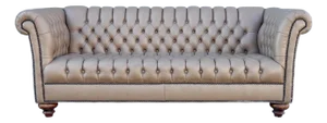 1970s Vintage Leather Chesterfield Sofa