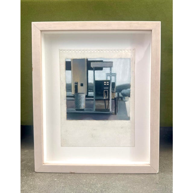 Original work on paper by Robert Olsen titled Notebook Page (Gas Pump), created in 2003. Executed in oil on paper, this...