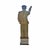 Ceramic Vintage Ceramic Olive Green Historical Ceramic Figure For Sale - Image 7 of 7