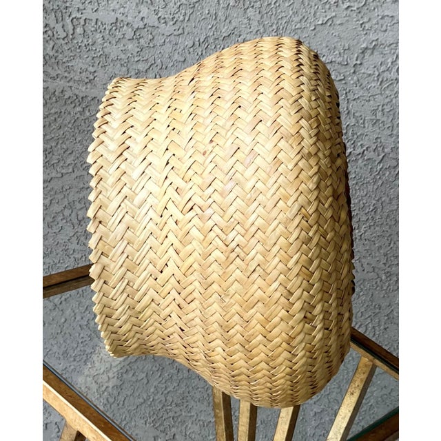 Late 20th-Century Nicely-Sized Tarahumara Handwoven Sotol Leaf Cachepot, Mexico For Sale - Image 9 of 18