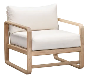 Palata Cream Performance Fabric Outdoor Chair