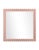 Contemporary Fleur Home Carnival Chaos Square Mirror in Salmon Berry, 48x48 For Sale - Image 3 of 3