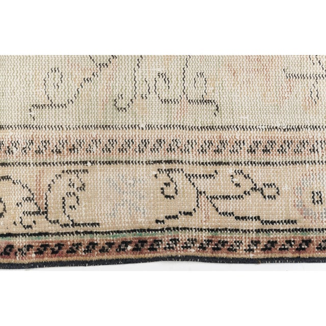 Vintage Anatolian Floral Carpet For Sale - Image 9 of 9
