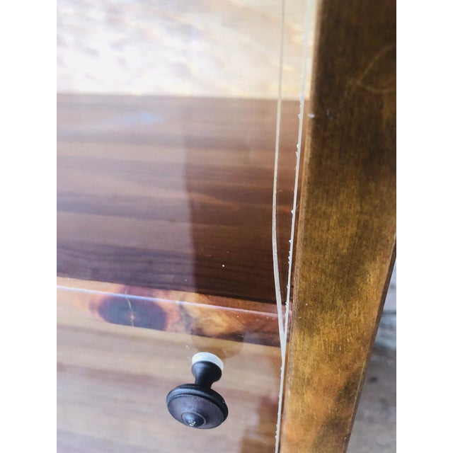 Vintage Wall Mount Shelf with Sliding Doors For Sale - Image 14 of 18